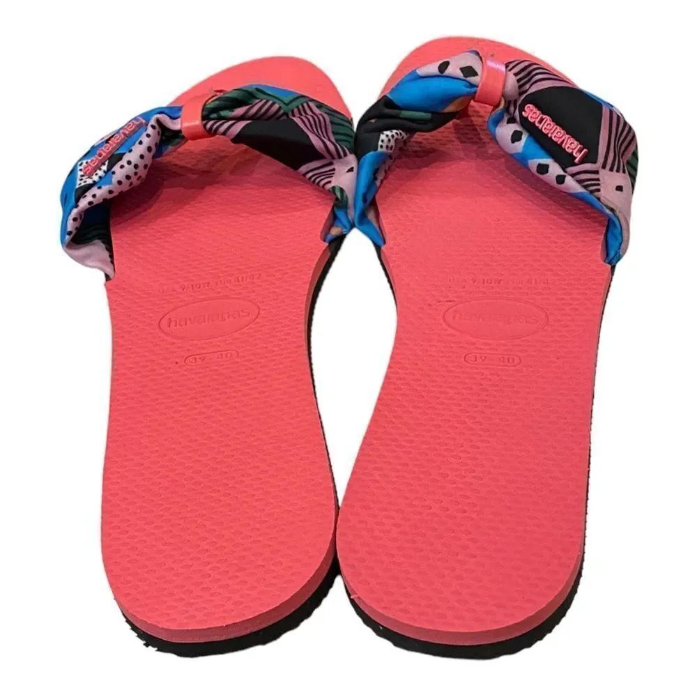 Havaianas Pink Porcelain You St. Tropez Women's Flip-Flop Sandals NEW 9 10 - Picture 5 of 6